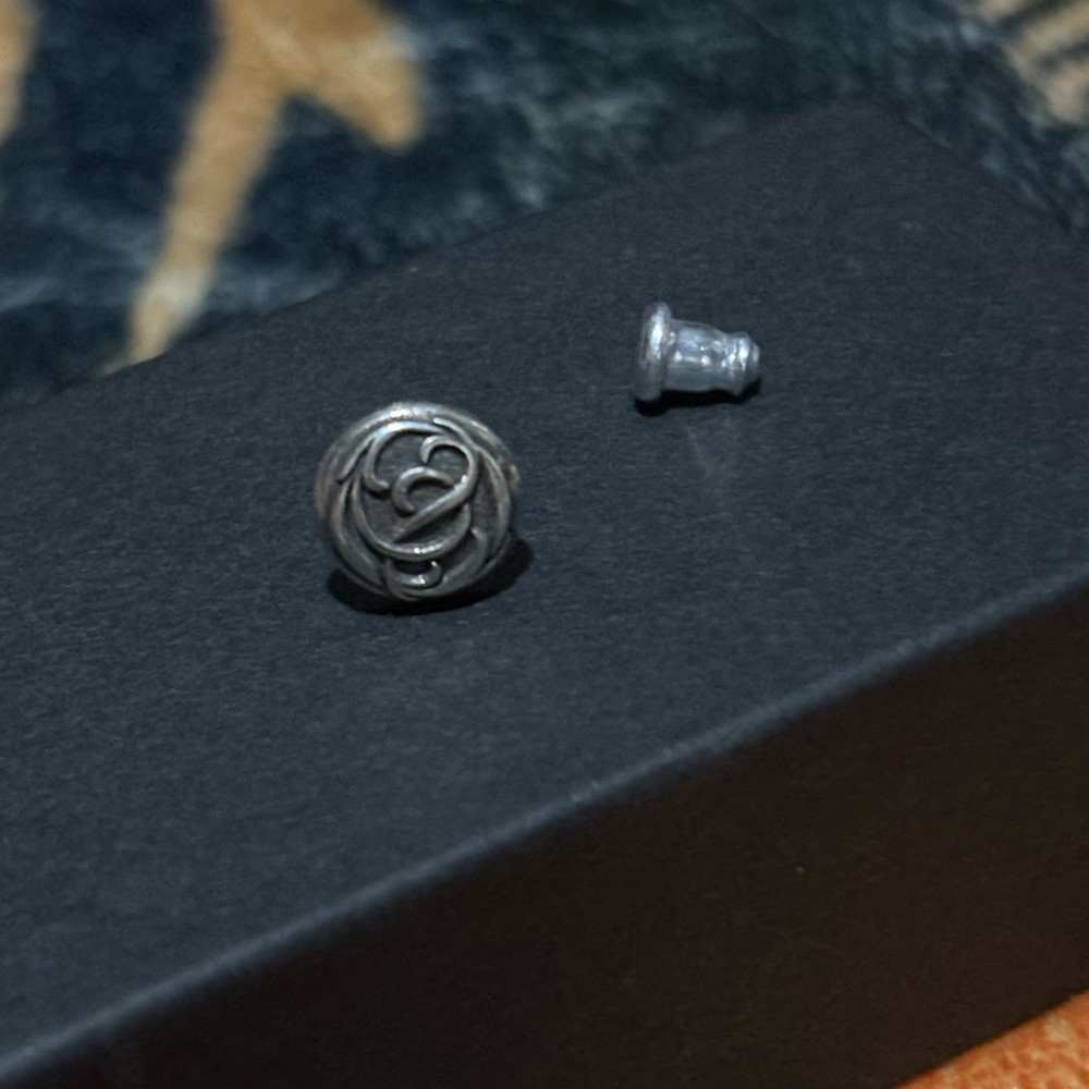 .925 CH STUD EARRING (B) SINGLE - image 1